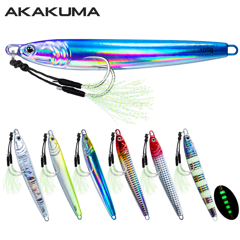 Fishing Equipment Kit - 7 sztuk 40g 60g 80g 100g