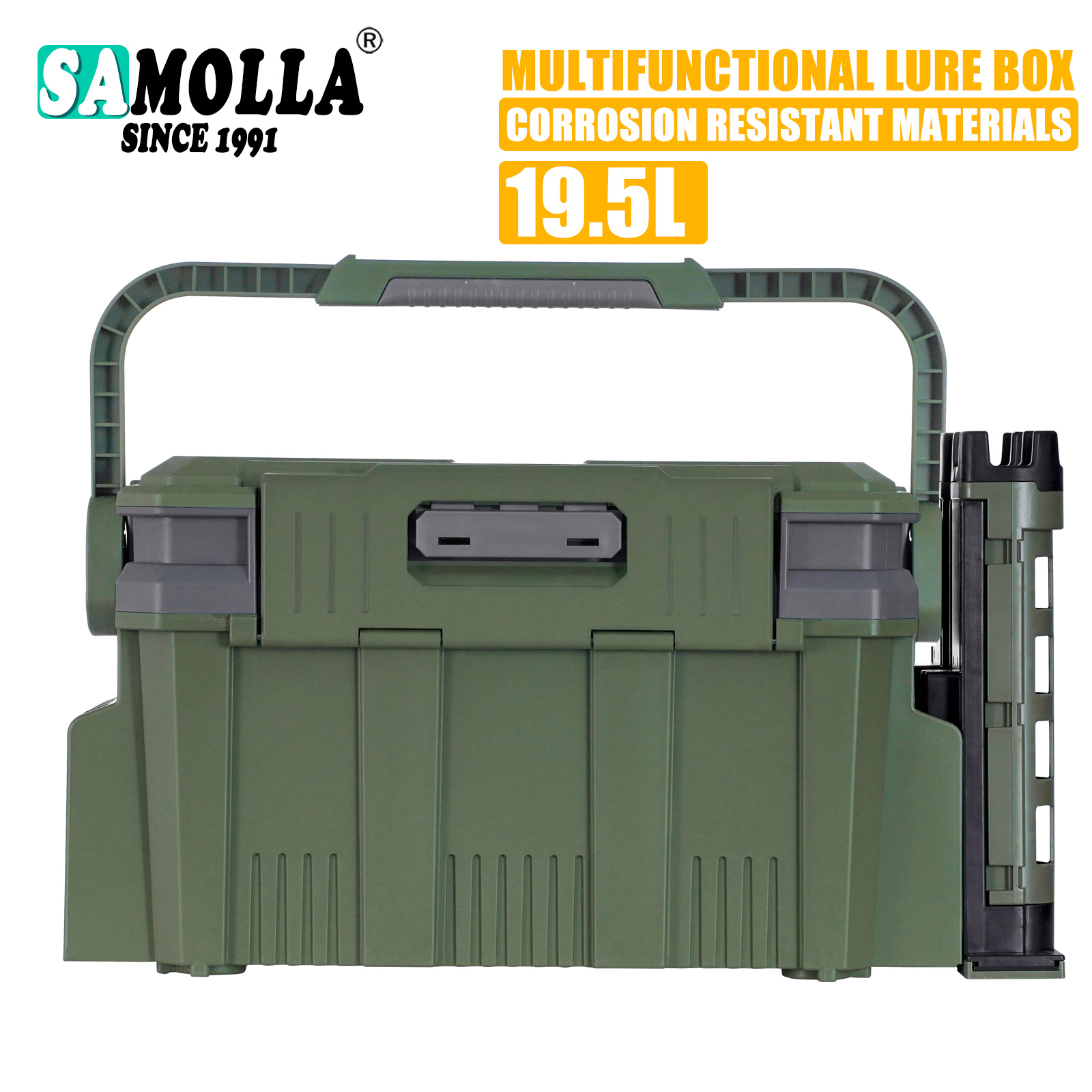 Fishing Equipment Kit - Nowy duży kombinezon pudełko rybackie 19,5l