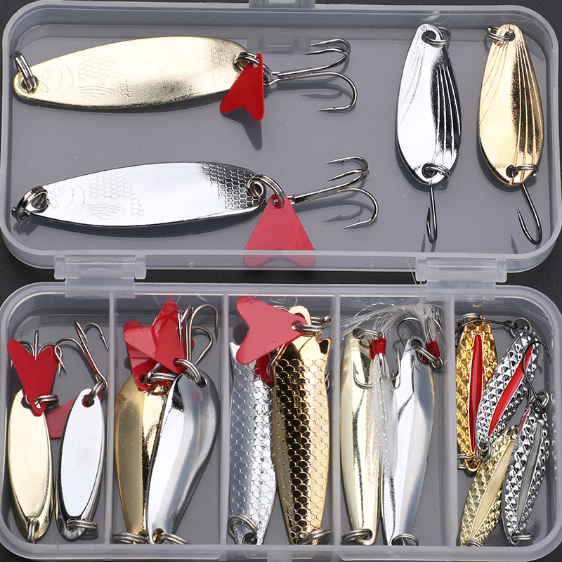 Fishing Equipment Kit - Zestaw Przynęt Wędkarskich 16 Sztuk, Przynęty