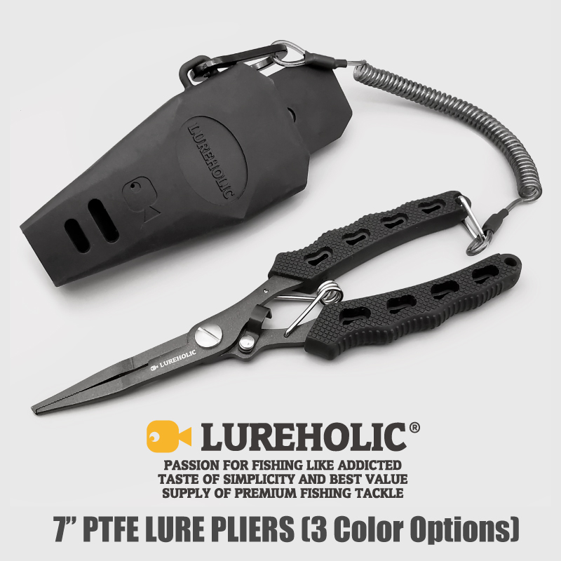 Fishing Equipment Used - Lureholic 7-calowe szczypce wędkarskie z powłoką