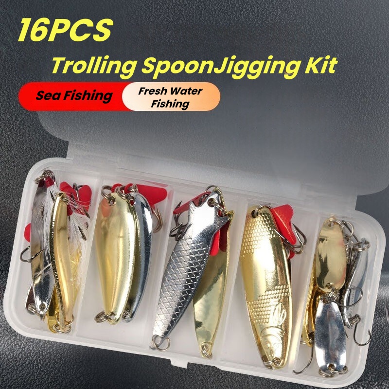 Zestaw Przynęt Wędkarskich 16  – Fishing Equipment Kit recenzja i cena